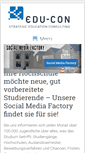 Mobile Screenshot of edu-con.de