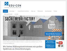Tablet Screenshot of edu-con.de
